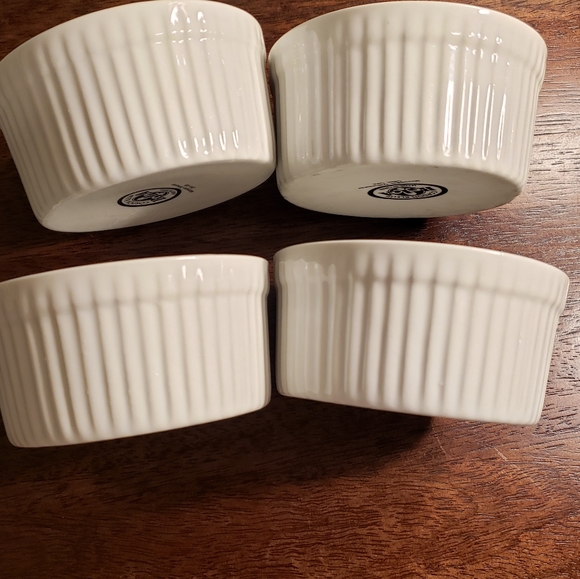 Oven Safe Ramekins Set of 4 White Cordon Bleu - Picture 7 of 8